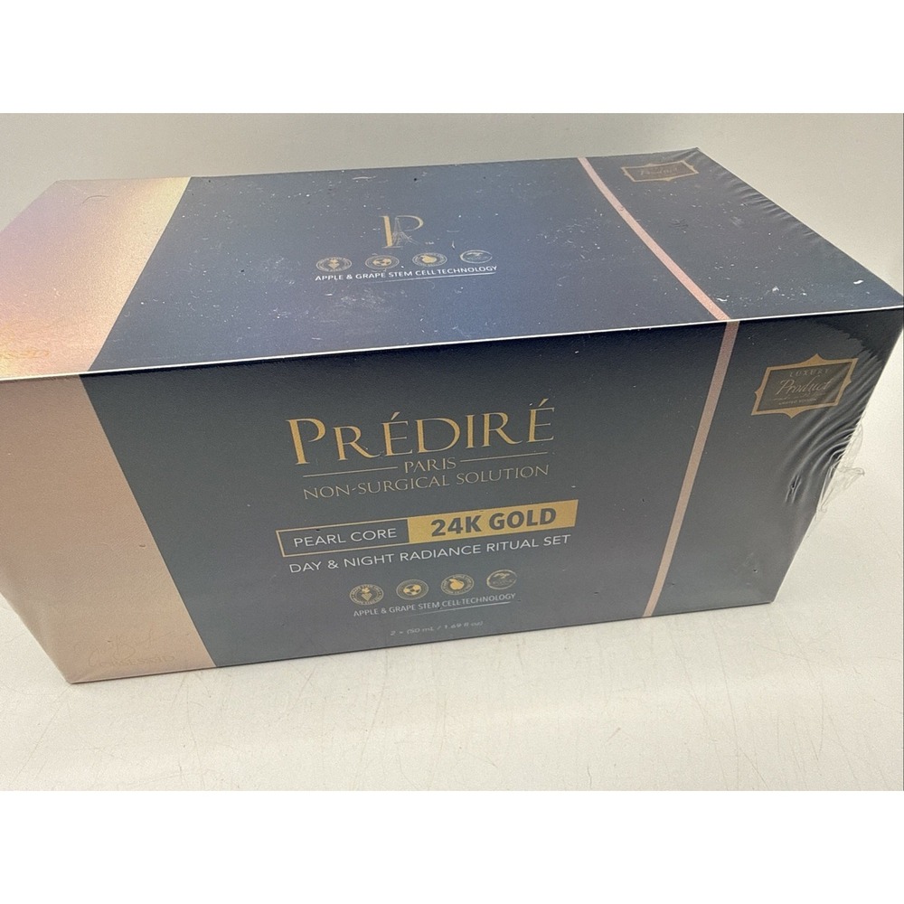 Predire Paris 24K Gold Day & Night Radiance Ritual Set New & Sealed - Picture 2 of 7